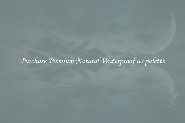 Purchase Premium Natural Waterproof us palette