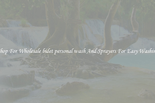 Shop For Wholesale bidet personal wash And Sprayers For Easy Washing