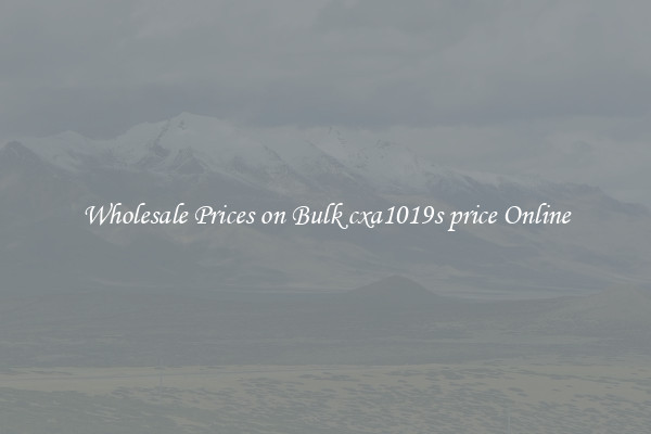 Wholesale Prices on Bulk cxa1019s price Online